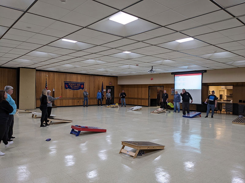 Inaugural Cornhole Tournament